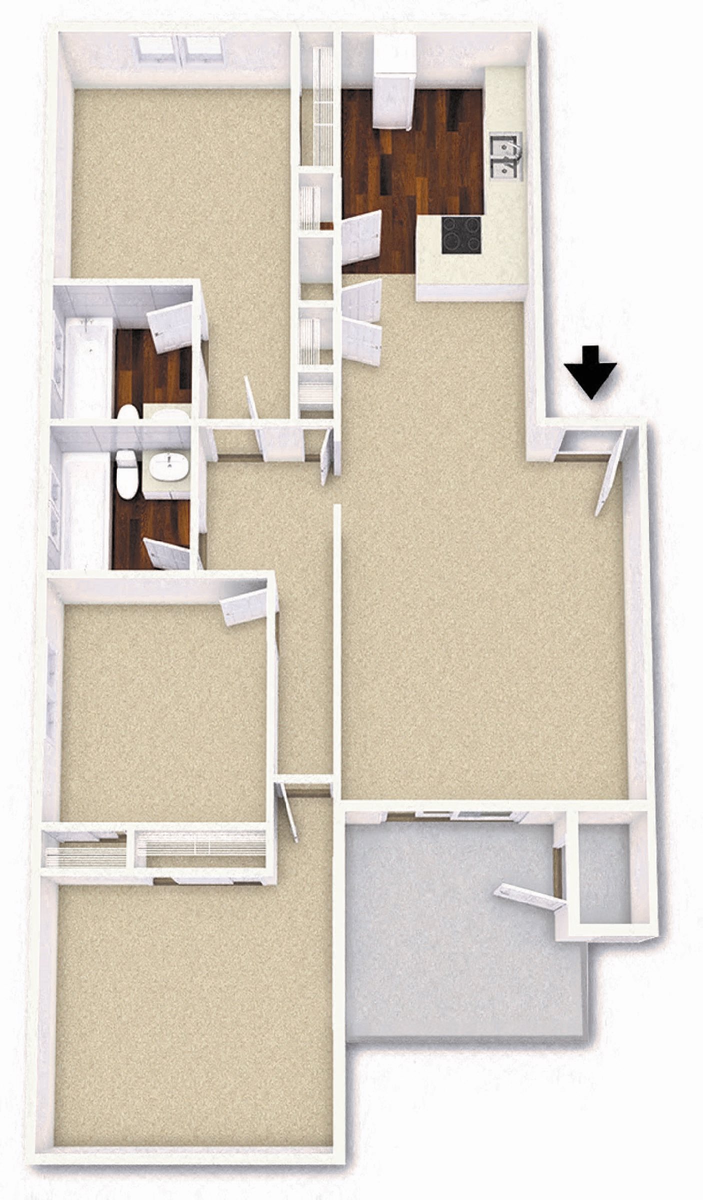 Floor Plans of Cordova Regency in Pensacola, FL